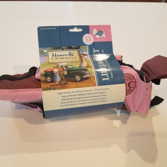 henry and clemmies dog life jacket